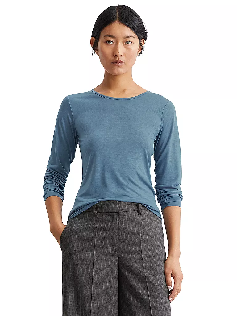 MARC O'POLO | Langarmshirt | Blu