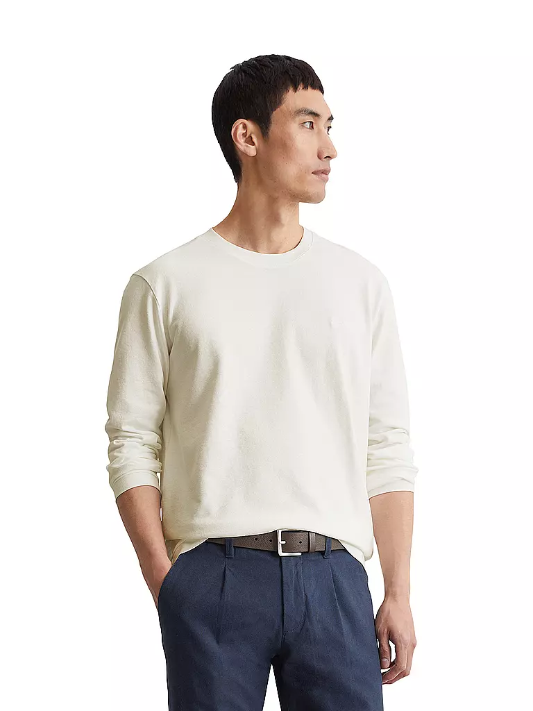 MARC O'POLO | Langarmshirt | Bianco