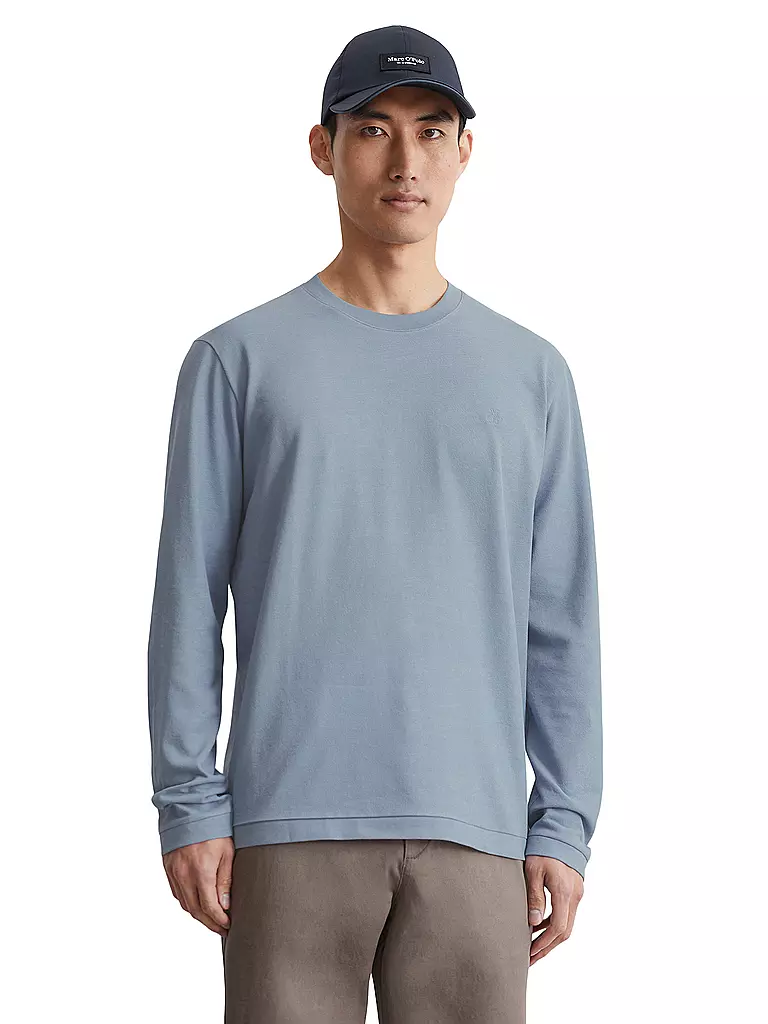 MARC O'POLO | Langarmshirt | Blu chiaro