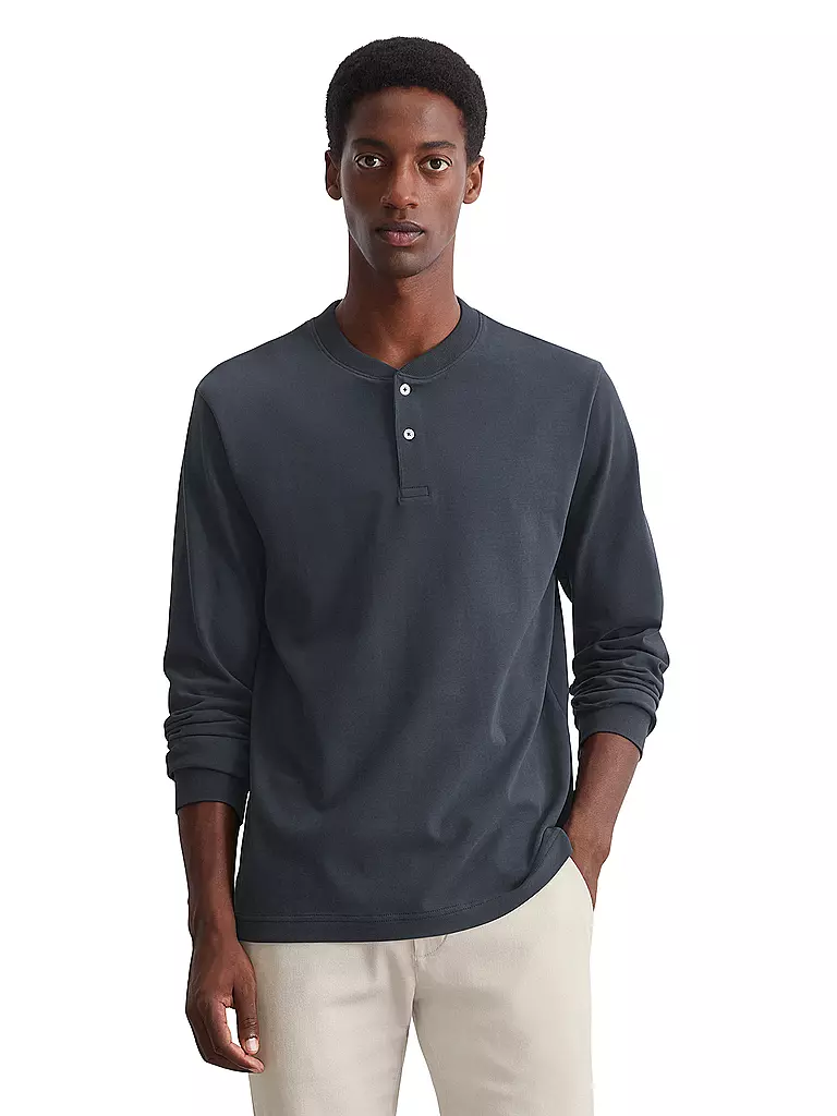 MARC O'POLO | Langarmshirt | Blu scuro