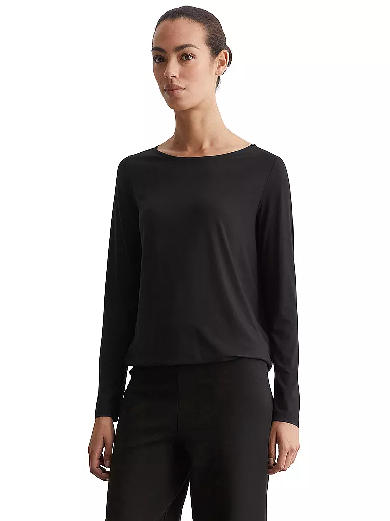 MARC O'POLO | Langarmshirt | Nero