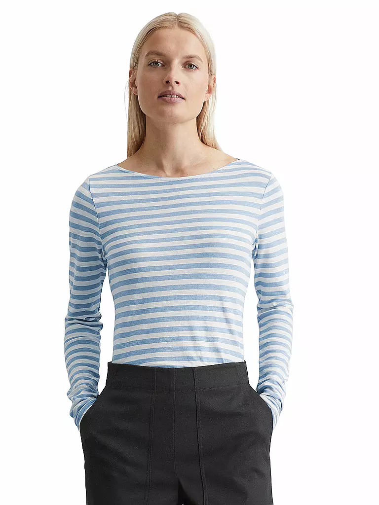MARC O'POLO | Langarmshirt | Blu chiaro