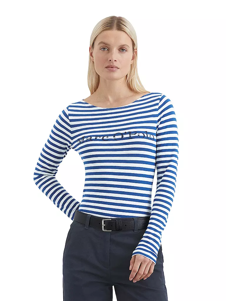 MARC O'POLO | Langarmshirt | Blu
