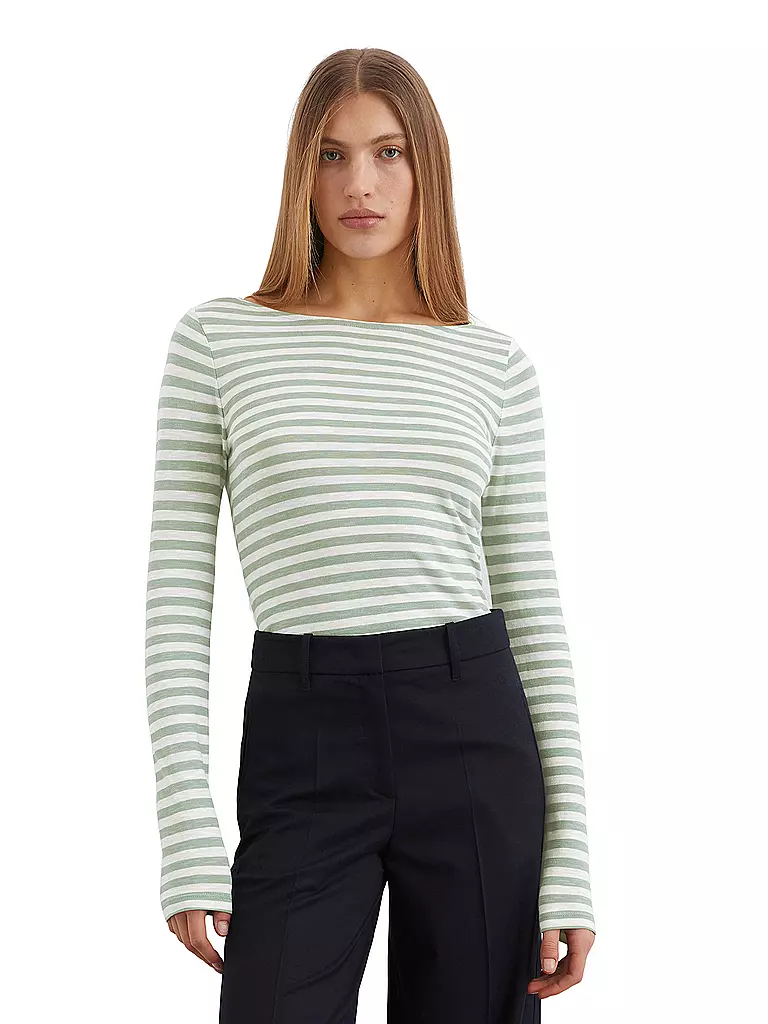 MARC O'POLO | Langarmshirt | Verde chiaro