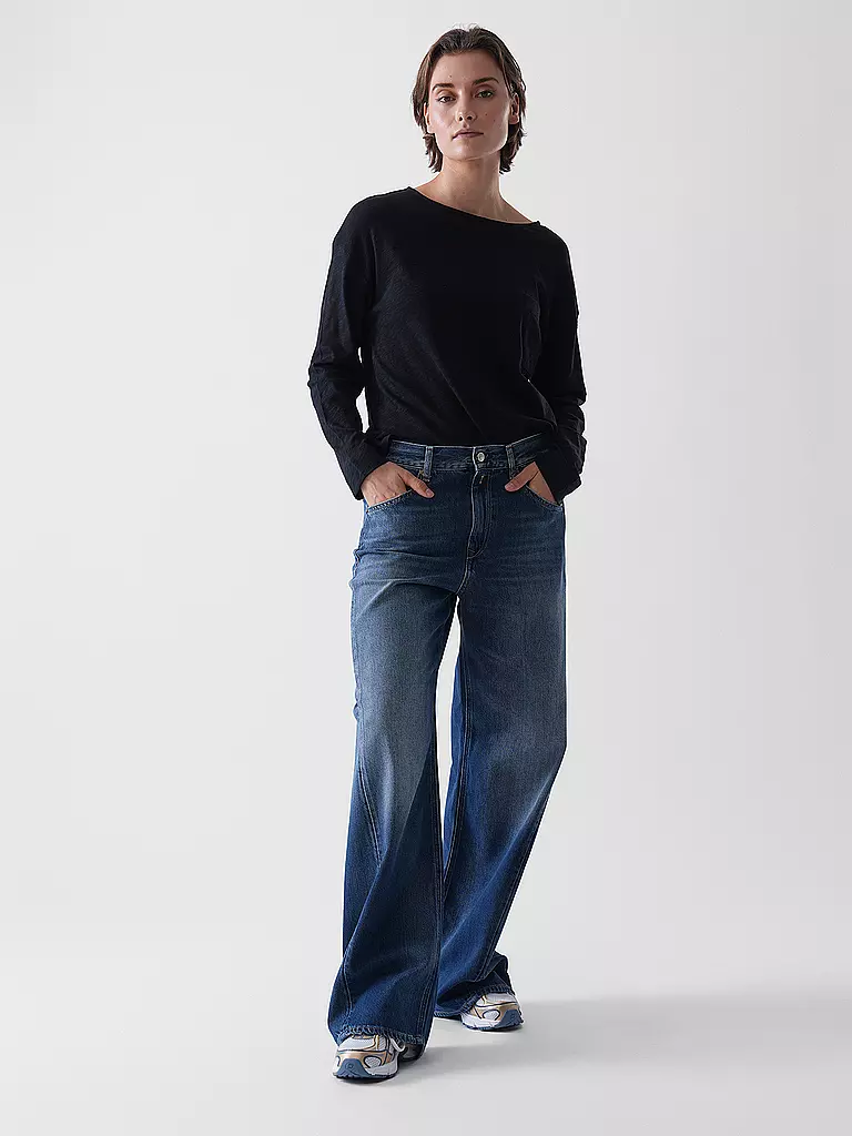 MARC O'POLO | Langarmshirt | Blu scuro