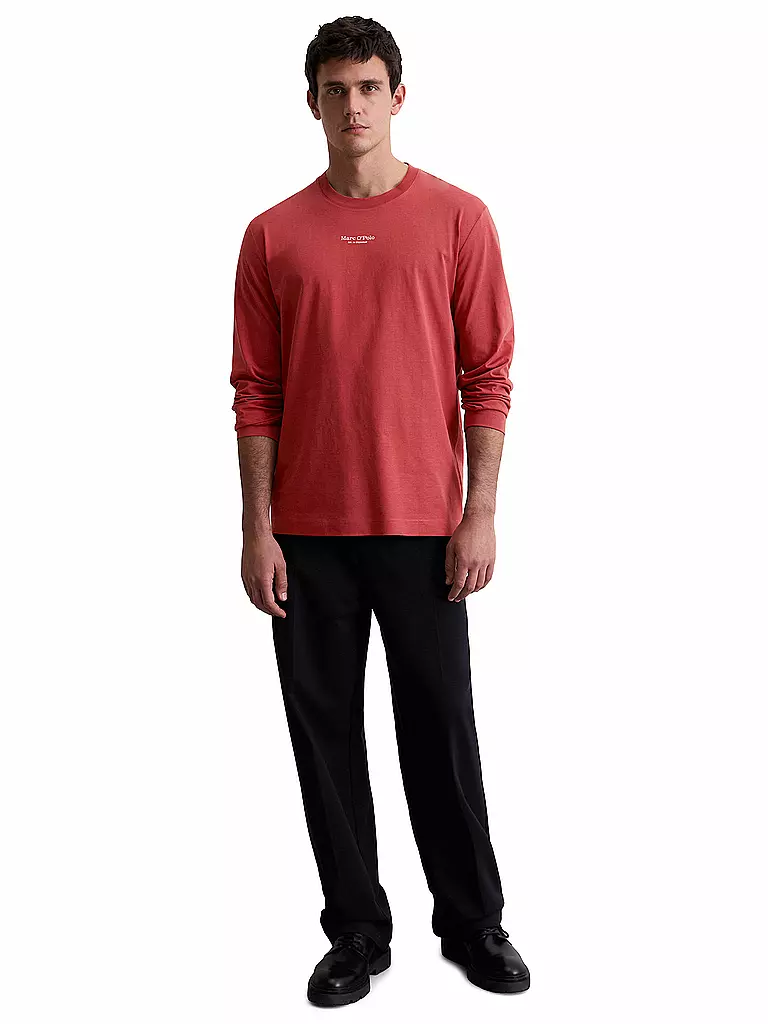 MARC O'POLO | Langarmshirt | Rosso