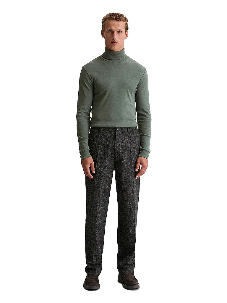 MARC O'POLO | Langarmshirt | Verde scuro