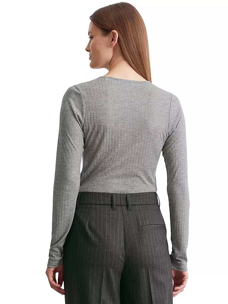 MARC O'POLO | Langarmshirt | Grigio