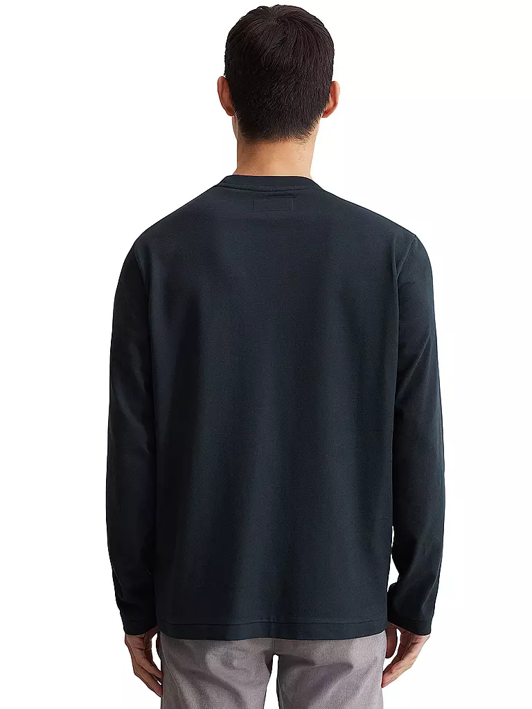 MARC O'POLO | Langarmshirt | Blu scuro