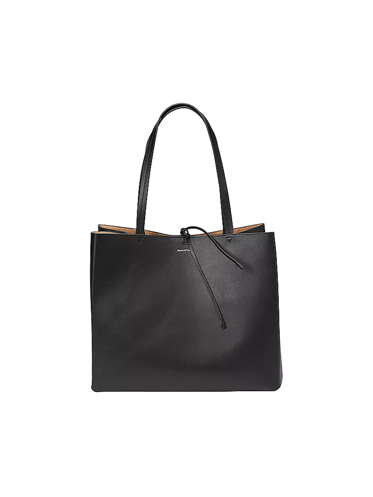 MARC O'POLO | Ledertasche - Shopper Large | Nero