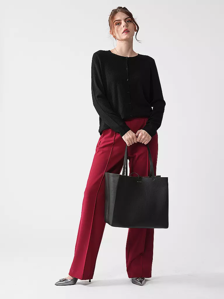 MARC O'POLO | Ledertasche - Shopper Large | Nero