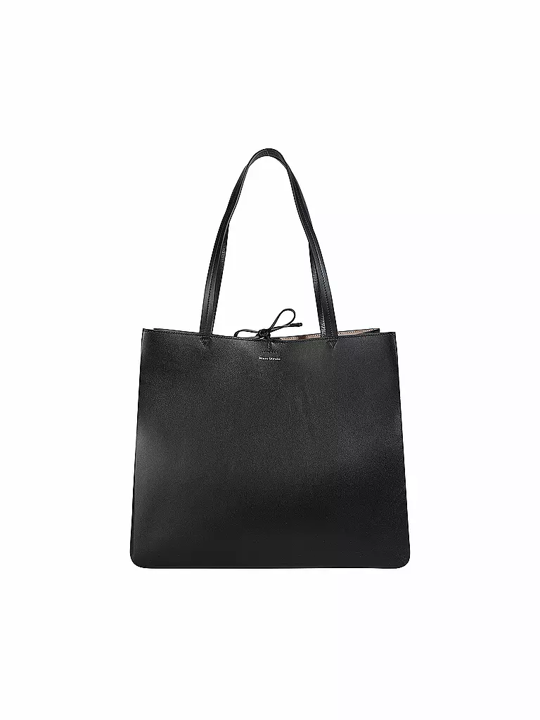 MARC O'POLO | Ledertasche - Shopper Large | Nero