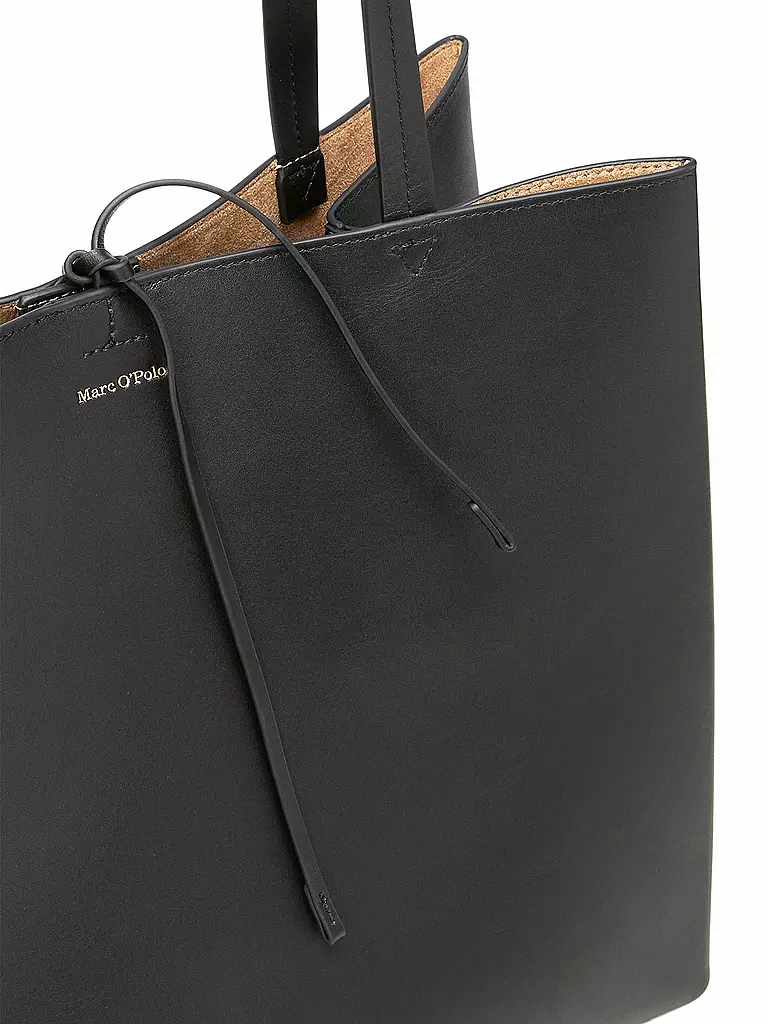 MARC O'POLO | Ledertasche - Shopper Large | Nero