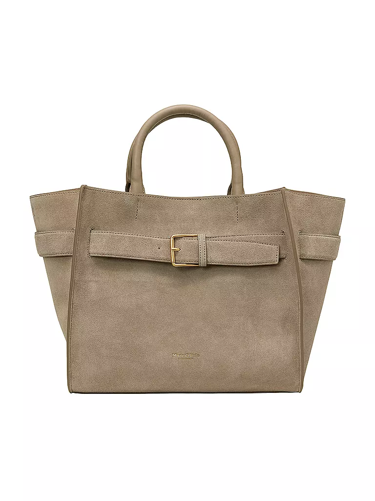 MARC O'POLO | Ledertasche - Shopper Medium  | Grigio