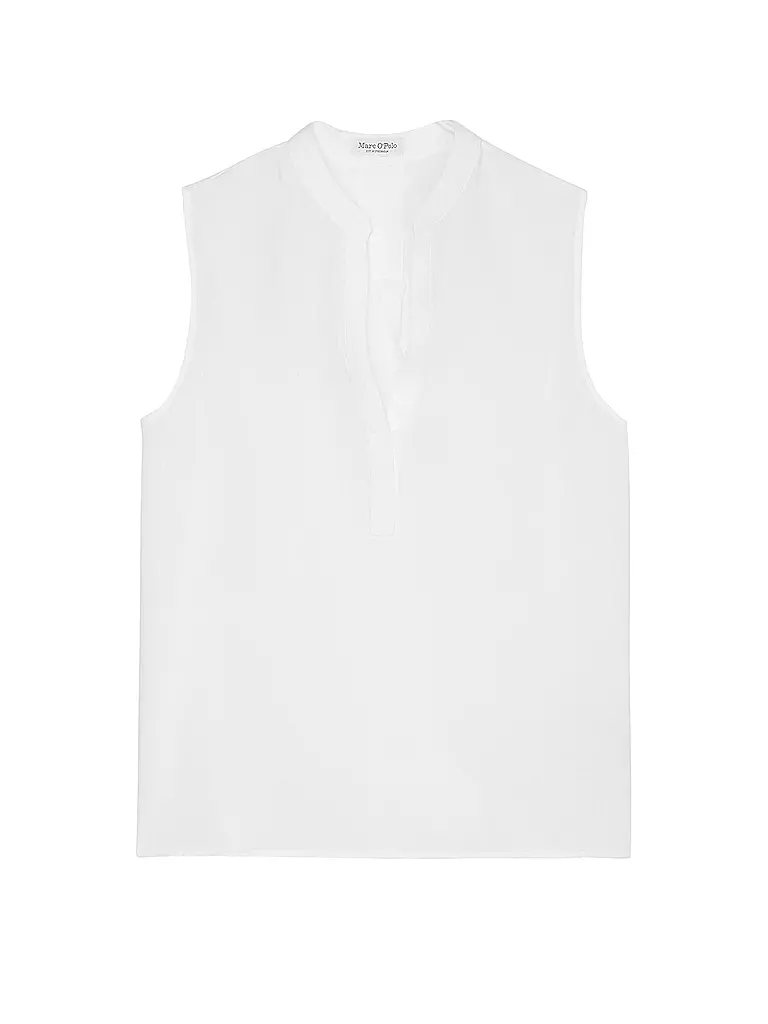MARC O'POLO | Leinenbluse  | Bianco