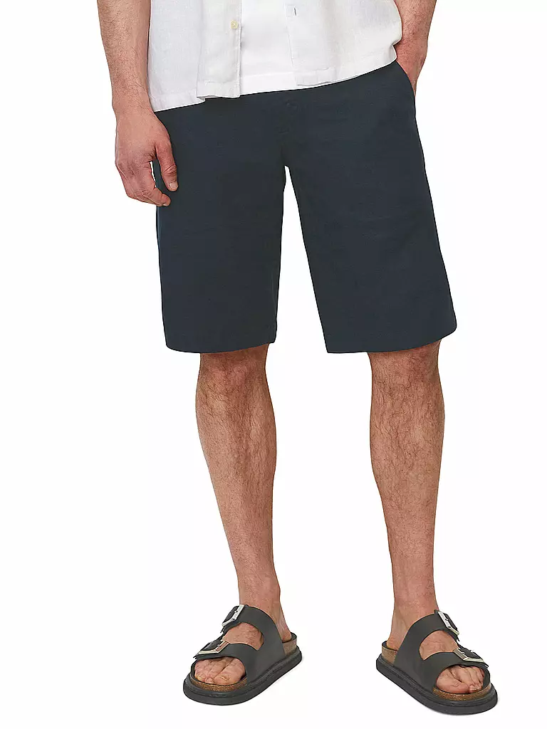 MARC O'POLO | Leinenshorts  | Blu scuro