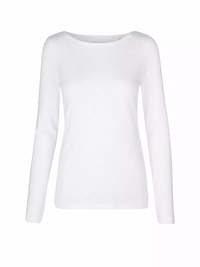MARC O'POLO | Maglietta a maniche lunghe | Bianco