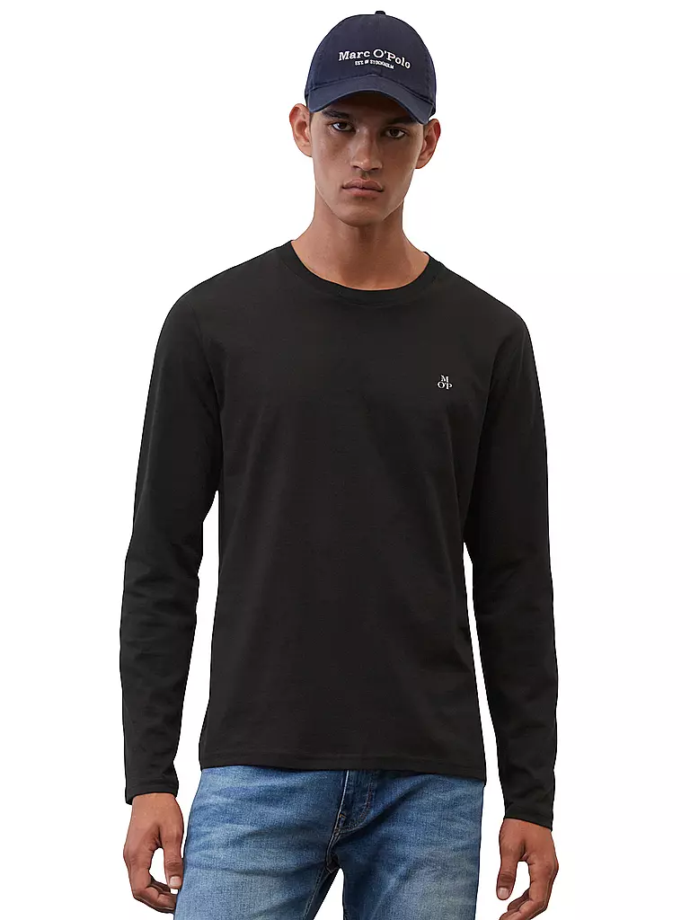 MARC O'POLO | Maglietta a maniche lunghe | Nero