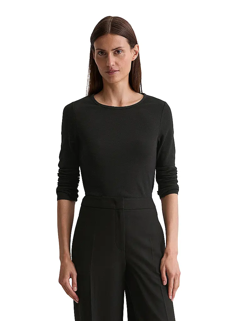 MARC O'POLO | Maglietta a maniche lunghe | Nero