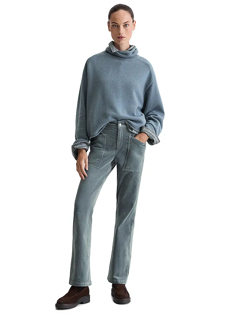 MARC O'POLO | Maglione a collo alto | Blu
