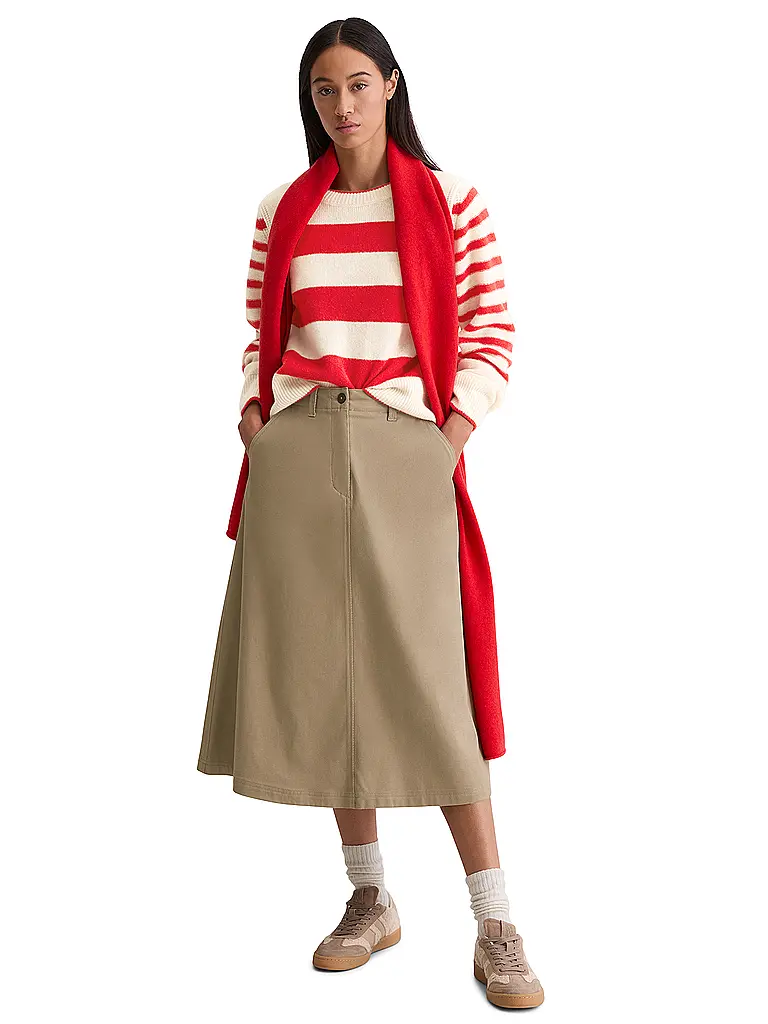 MARC O'POLO | Midi skirt | Marrone