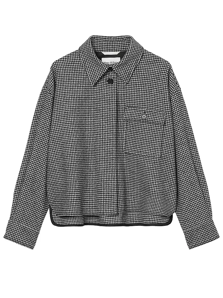 MARC O'POLO | Overshirt Boxy Fit | Nero