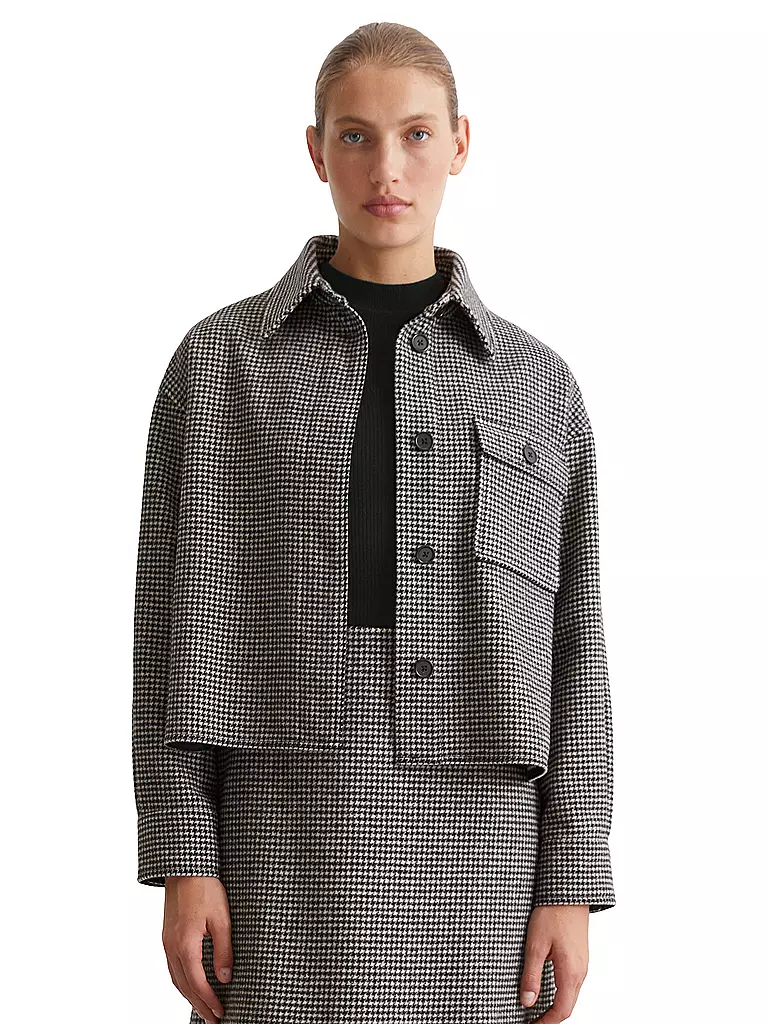 MARC O'POLO | Overshirt Boxy Fit | Nero