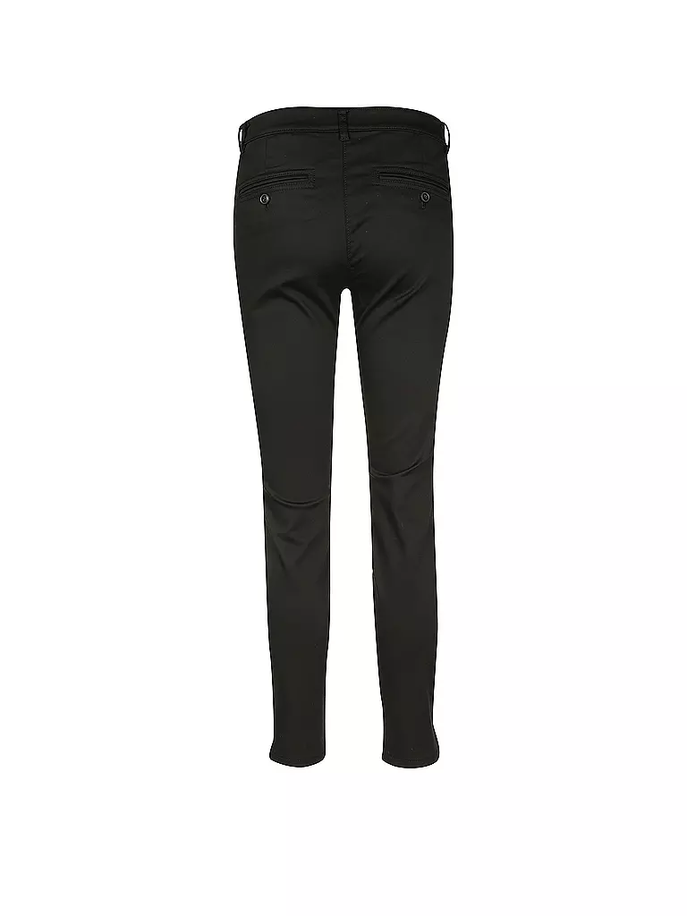MARC O'POLO | Pantaloni "Laxa" (a vita alta) | Nero