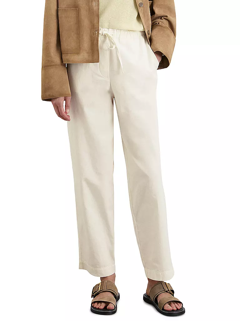 MARC O'POLO | Pantaloni con vestibilità jogging | Bianco