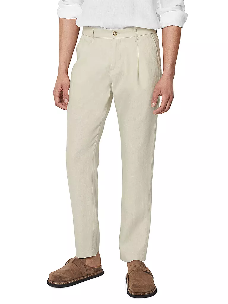MARC O'POLO | Pantaloni di lino OSBY | Crema