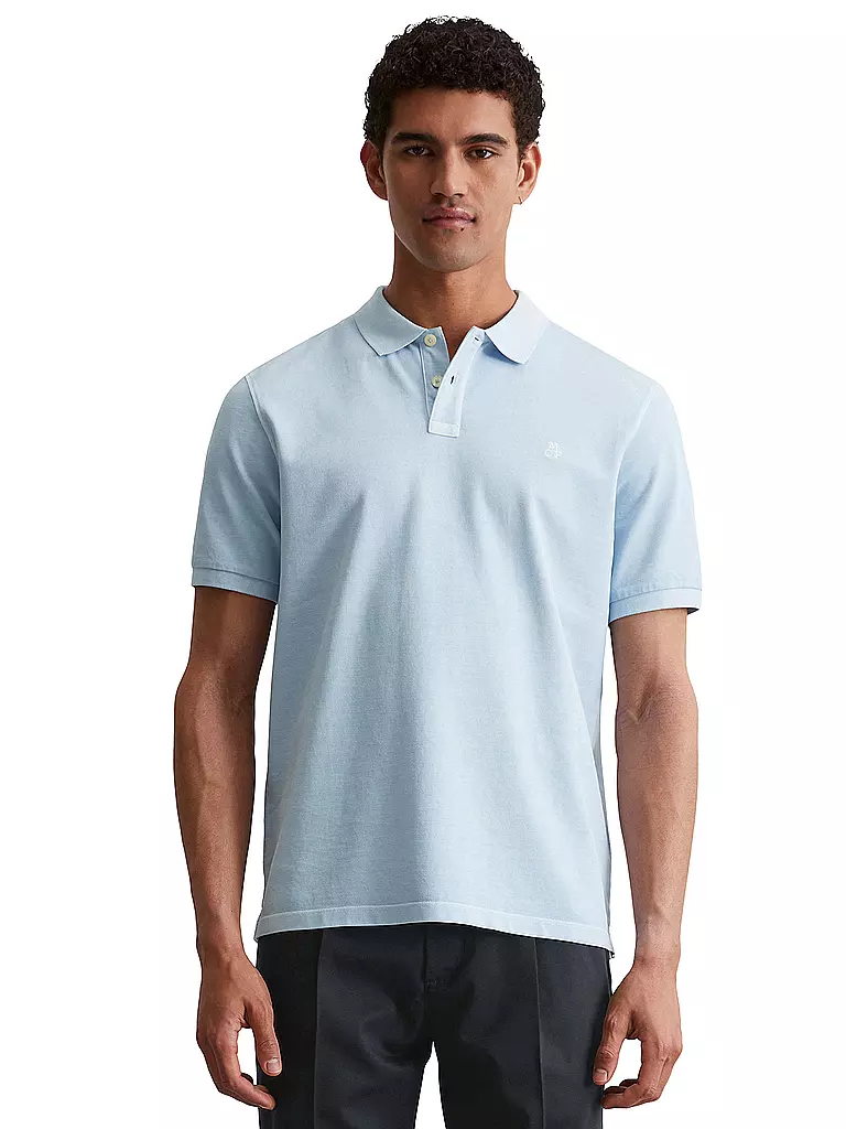 MARC O'POLO | Polo Regular Fit | Blu chiaro