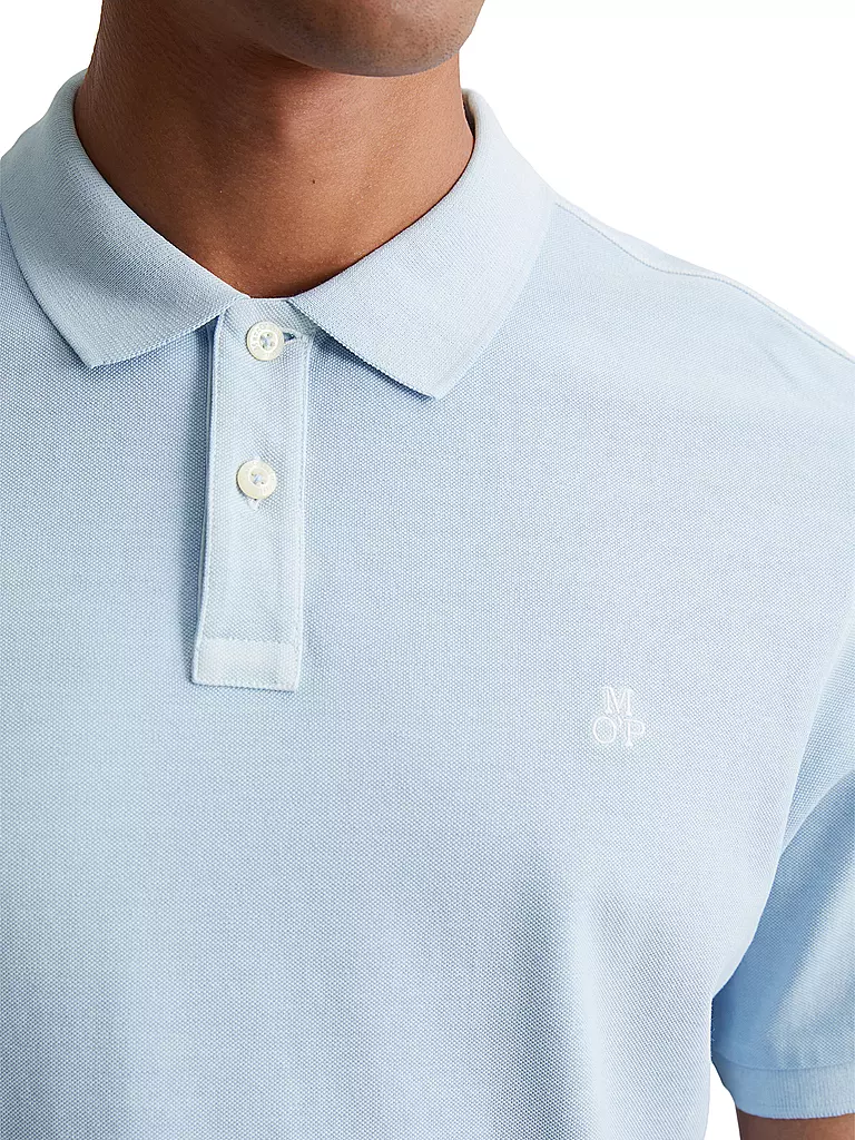 MARC O'POLO | Polo Regular Fit | Blu chiaro