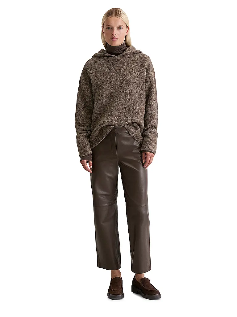 MARC O'POLO | Pullover - Felpa con cappuccio | Marrone