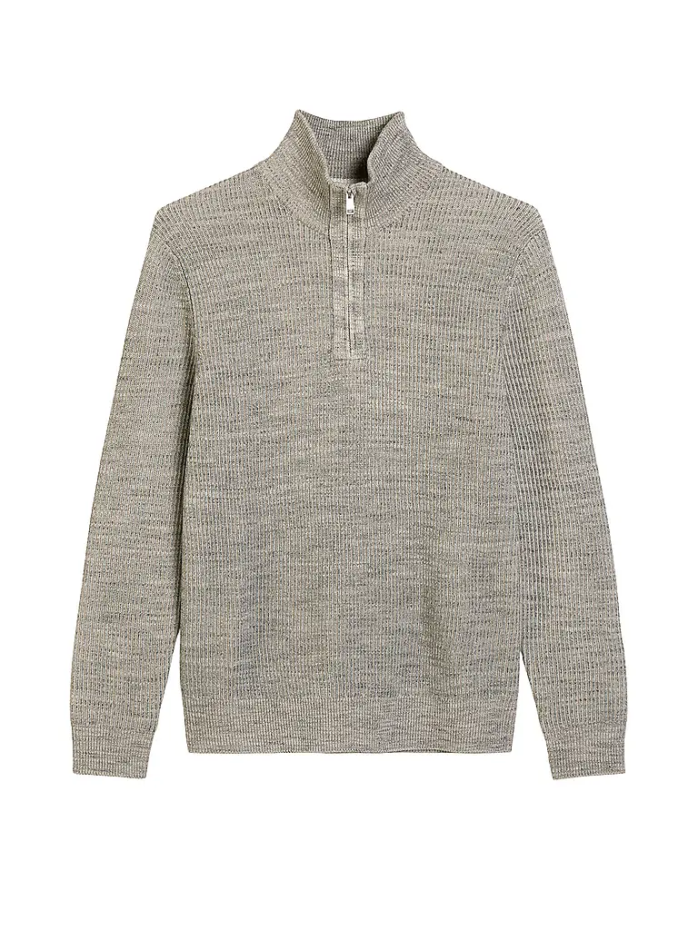MARC O'POLO | Pullover Troyer | Beige
