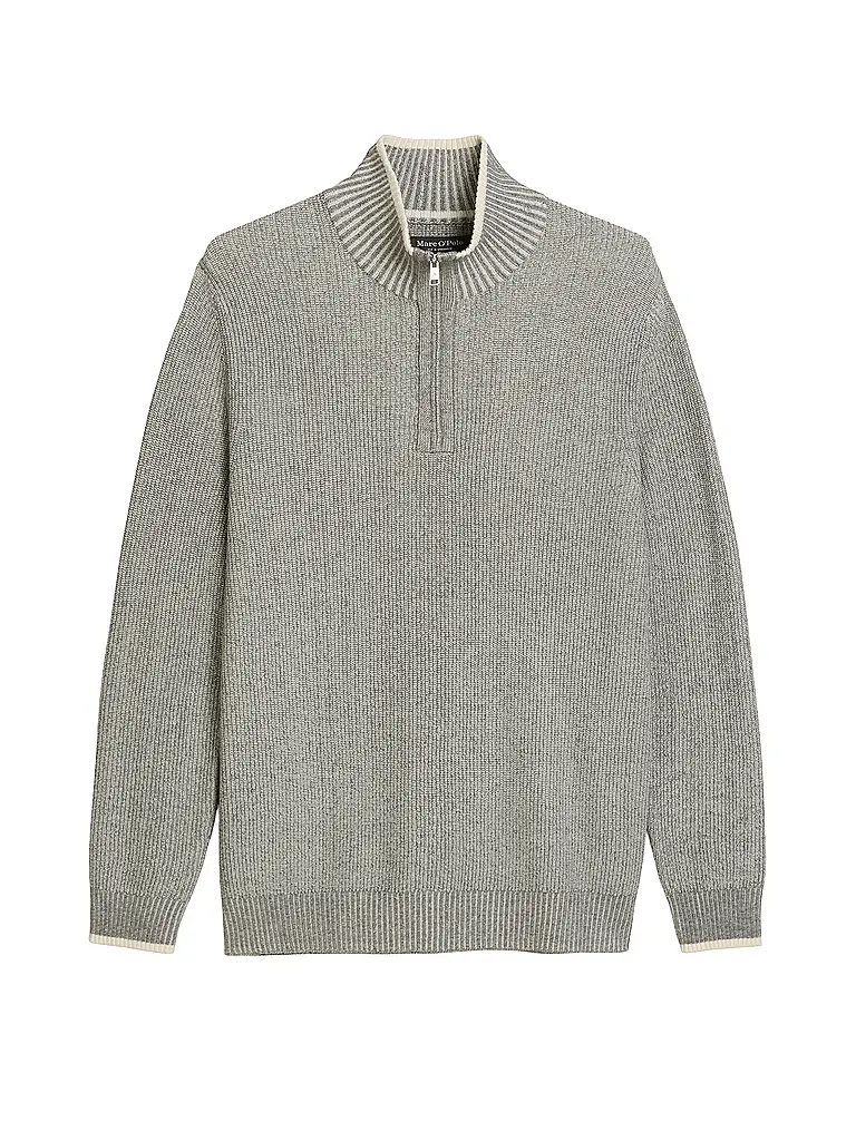 MARC O'POLO | Pullover Troyer | Grigio