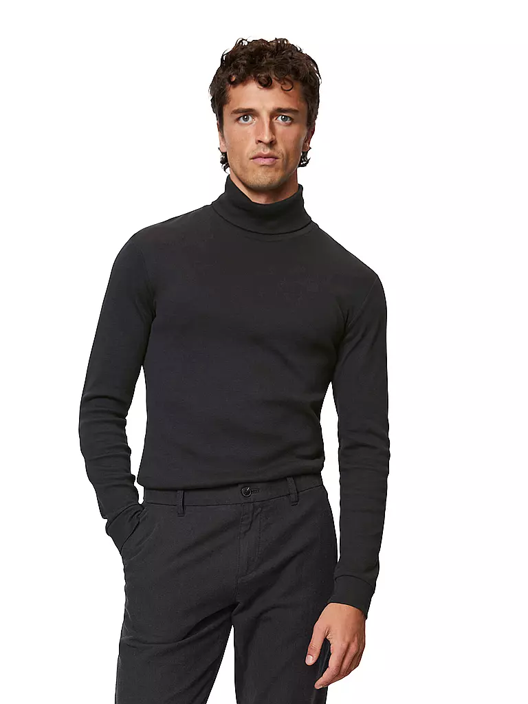 MARC O'POLO | Rollkragenshirt | Nero