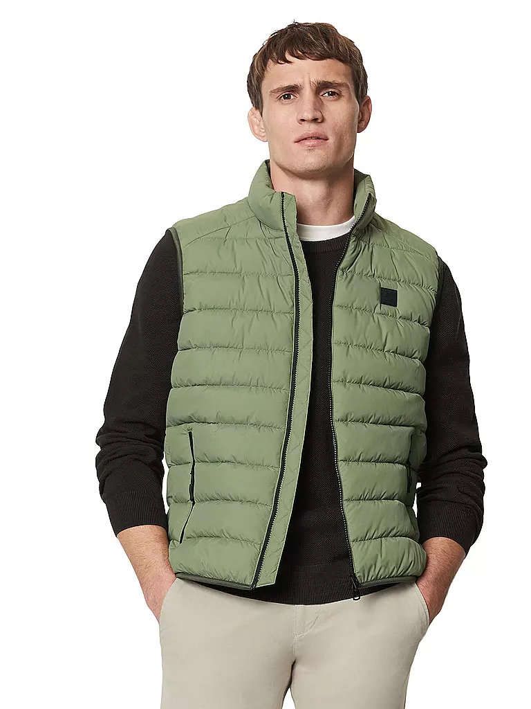 MARC O'POLO | Steppgilet  | Verde chiaro