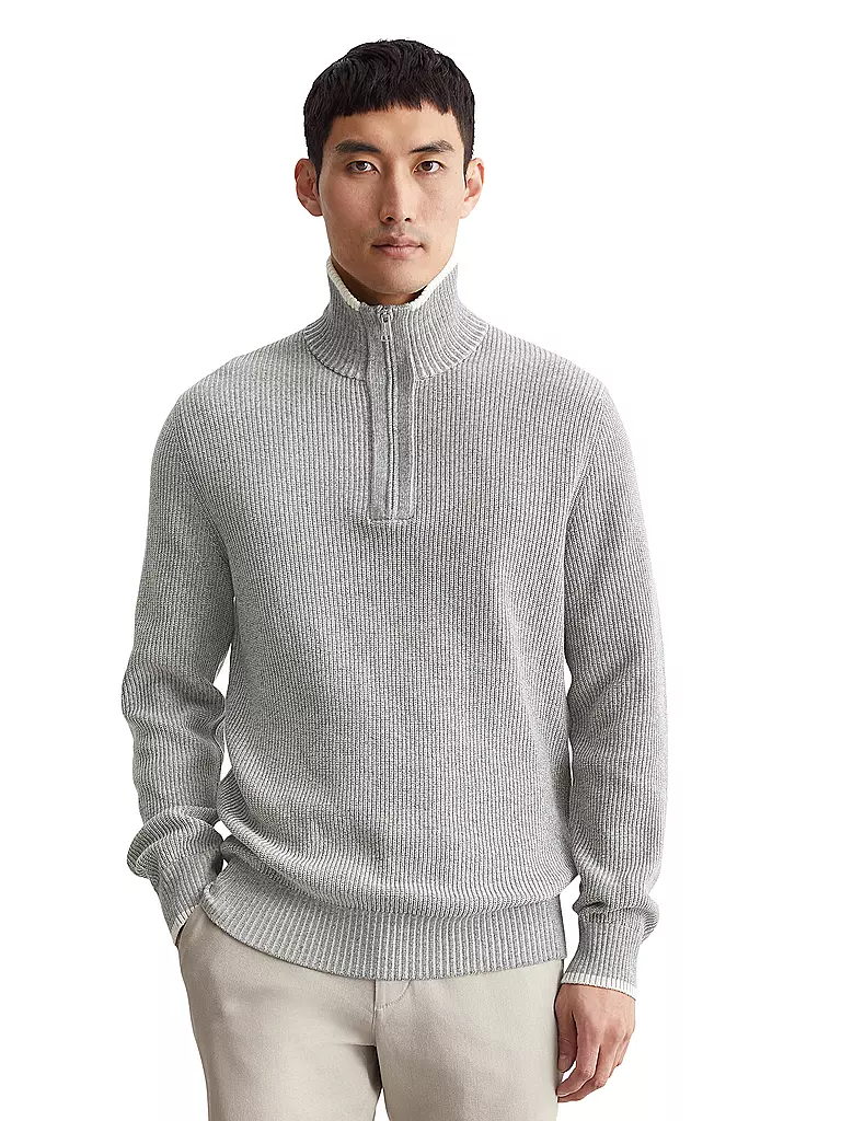 MARC O'POLO | Troyer Pullover | Grigio