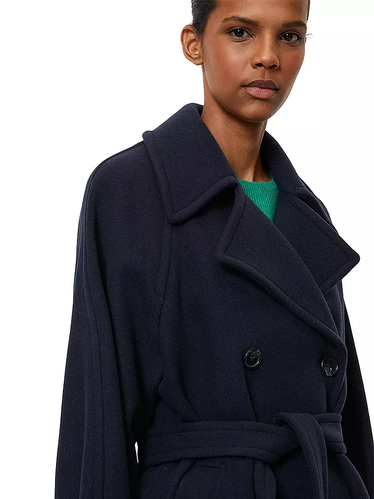 MARC O'POLO | Wollmantel | Blu scuro
