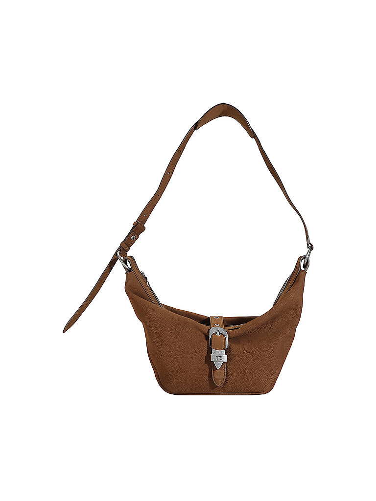 Borsa in pelle - Hobo Bag BELTED HOBO Medium marrone
