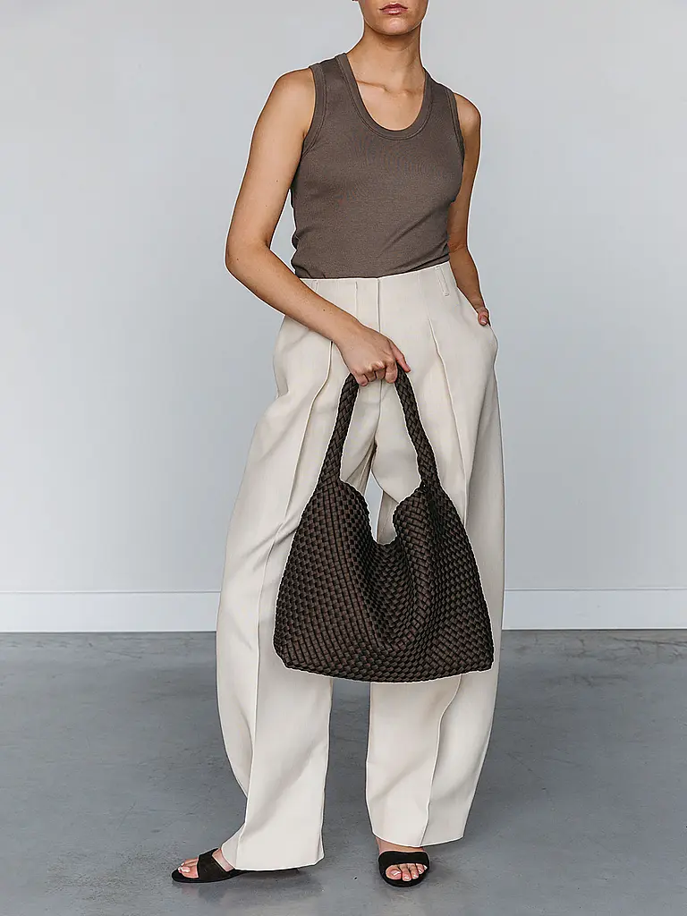 MARREA | Borsa - Hobo BUCKET DI NERO Large | Marrone