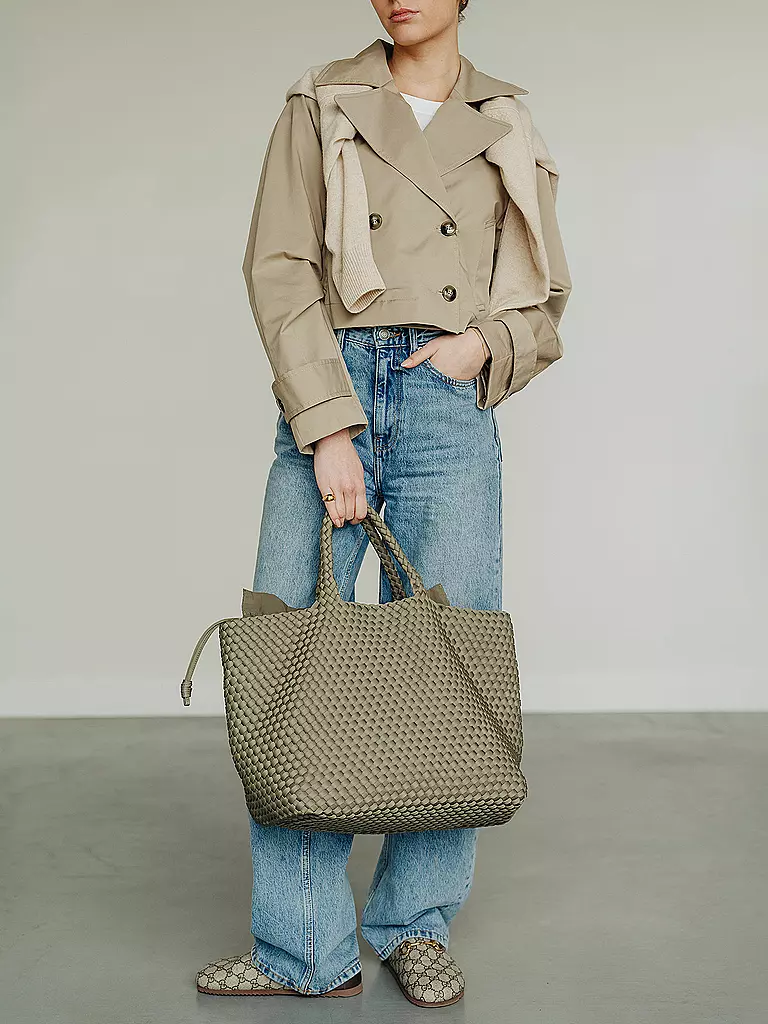 MARREA | Borsa - Tote Bag ALWAYS ON THE RUN Large | Oliva