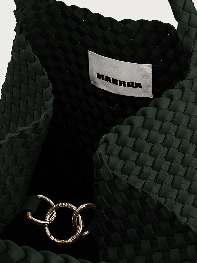 MARREA | Borsa - Tote Bag ALWAYS ON THE RUN Large | Verde scuro