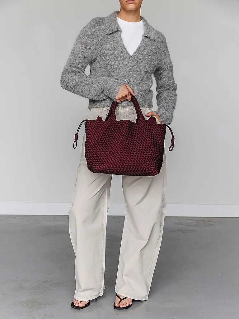 MARREA | Borsa - Tote Bag ALWAYS ON THE RUN Medium | Rosso scuro