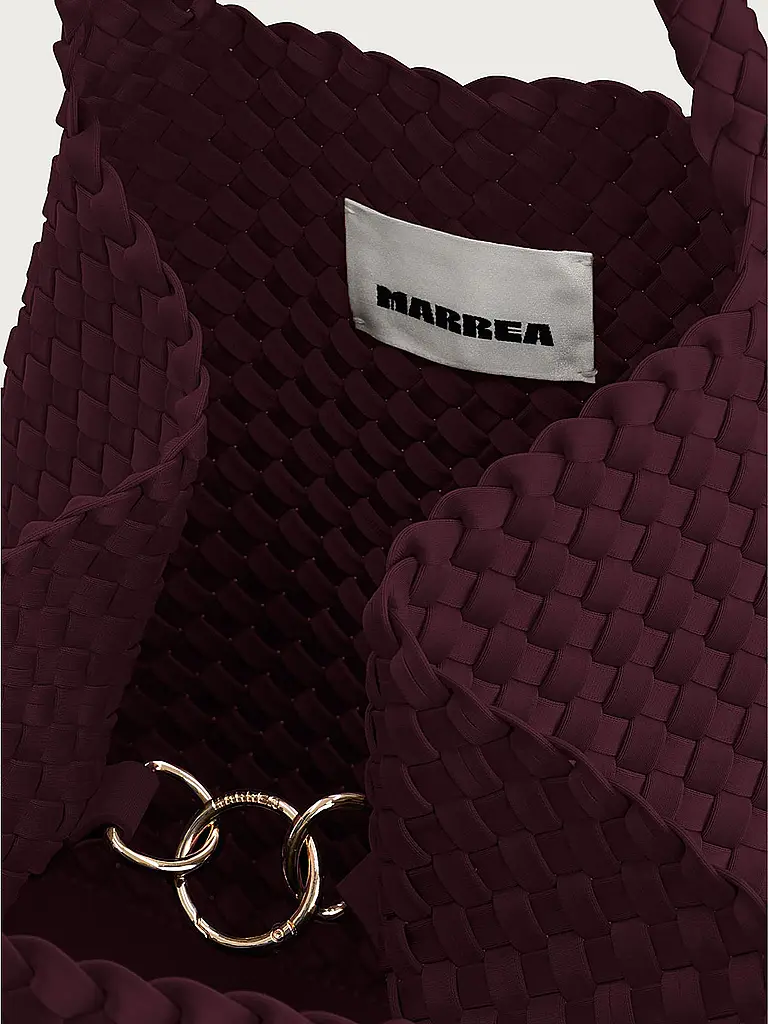 MARREA | Borsa - Tote Bag ALWAYS ON THE RUN Medium | Rosso scuro