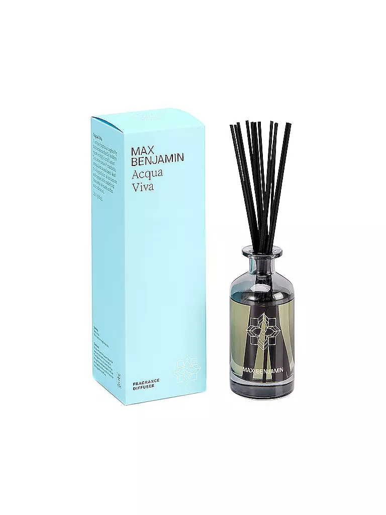 MAX BENJAMIN | Diffusore per ambienti CLASSIC COLLECTION 150ml Acqua Viva | Blu chiaro