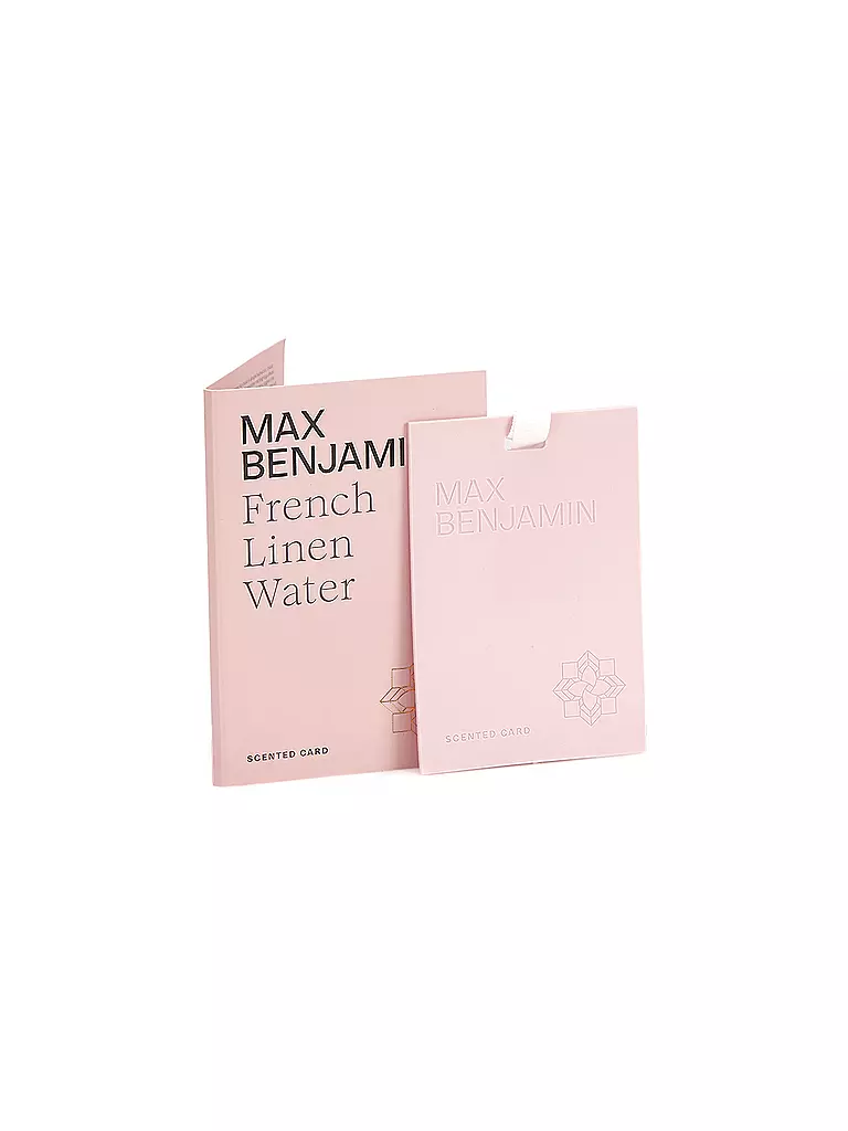 MAX BENJAMIN | Duftkarte CLASSIC COLLECTION French Linen | Rosa