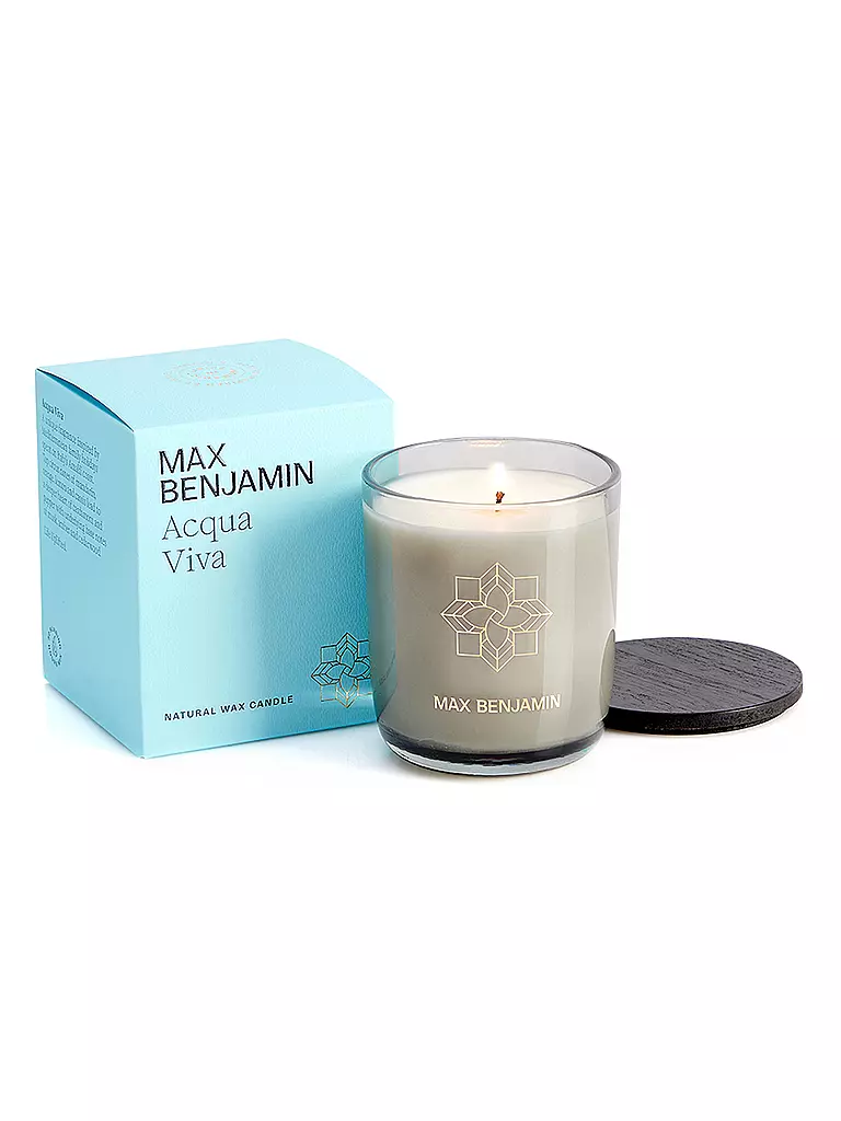 MAX BENJAMIN | Duftkerze CLASSIC COLLECTION 210g Acqua Viva | Blu chiaro