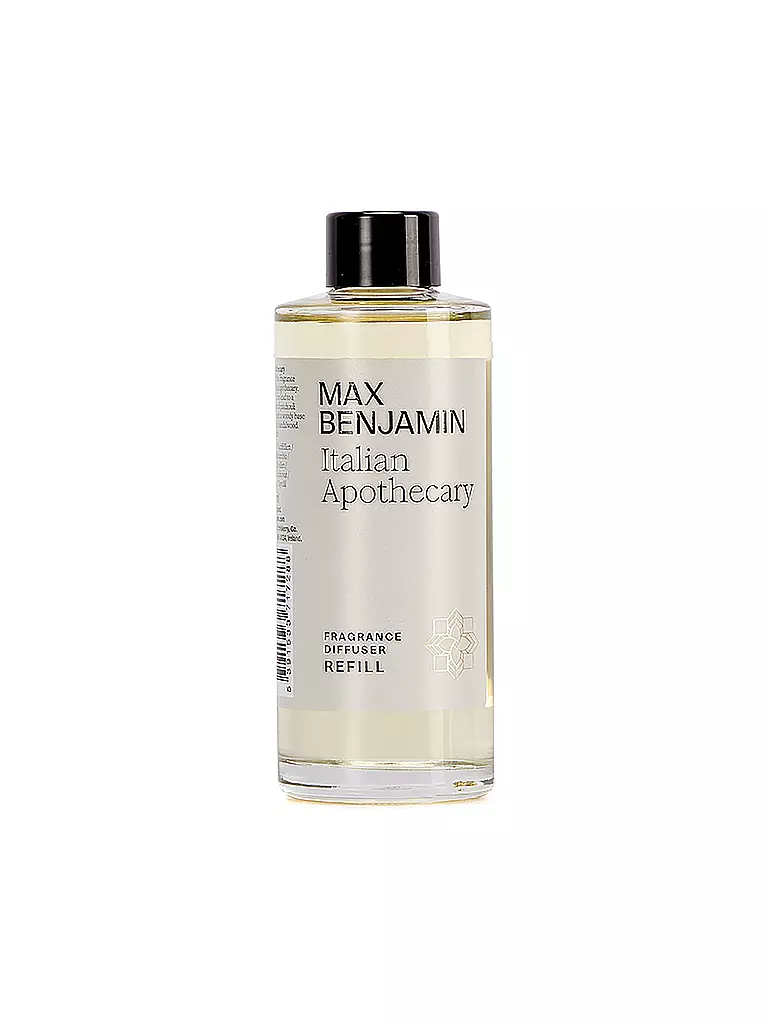 MAX BENJAMIN | Ricarica per diffusore ambiente CLASSIC COLLECTION 150ml Italian Apothecary | Grigio chiaro