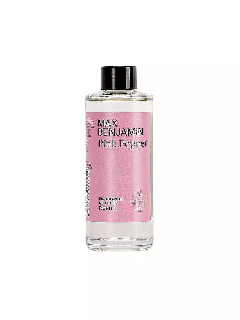 MAX BENJAMIN | Ricarica per diffusore ambiente CLASSIC COLLECTION 150ml Pepe Rosa | Fucsia